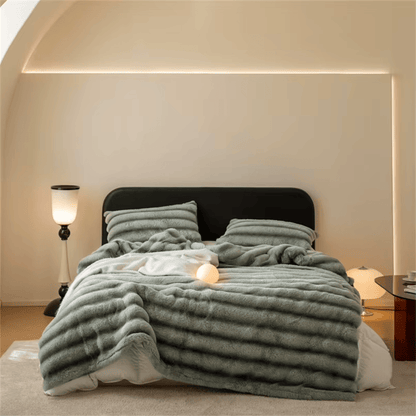 Liora Faux Fur Throw Blanket