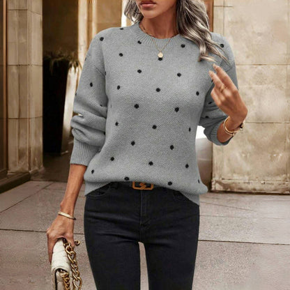 Women's Dotted Pattern Sweater