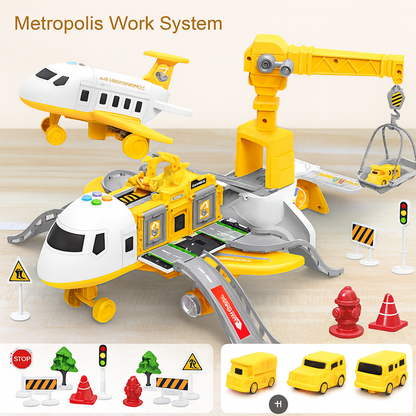 Flexible Passenger Airplane Toy Model