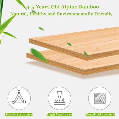 9 Tier Bamboo Storage Shelf No Assembly Required