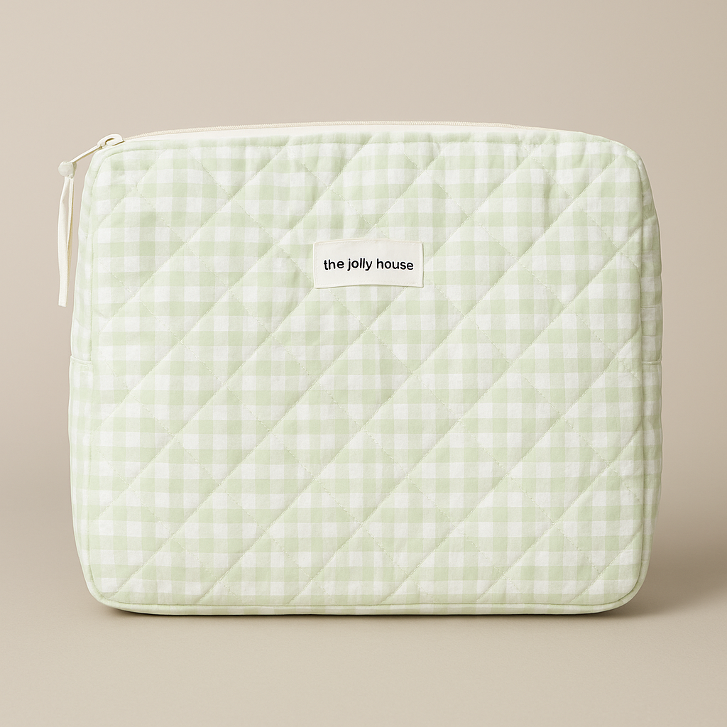 Quilted Plaid Cosmetic Organizer - VibreMode