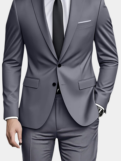Men's Single Breasted Suit Notch Lapel - VibreMode