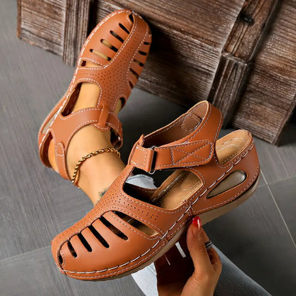 Tatum Women's Leather Sandals - VibreMode
