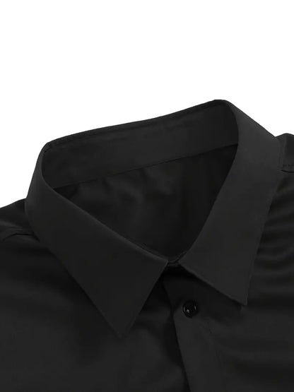Men's Long Sleeve Button Down Dress Shirt