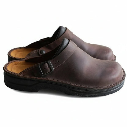 Men's Slip-On Clogs Adjustable Buckle