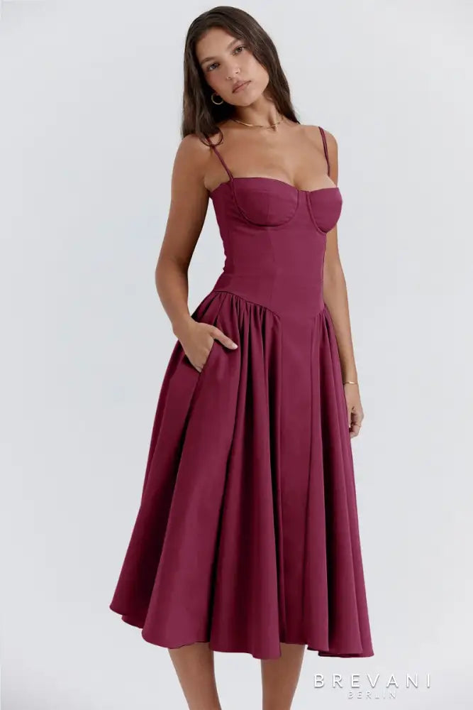 Fashionable Waist Cinch Dress
