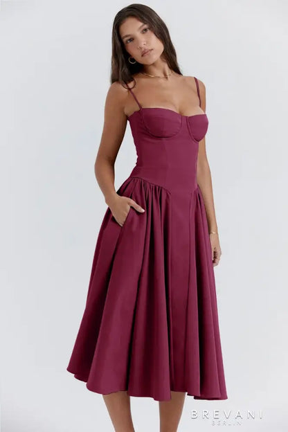 Fashionable Waist Cinch Dress