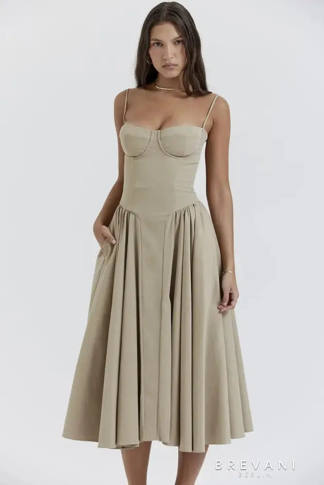 Fashionable Waist Cinch Dress