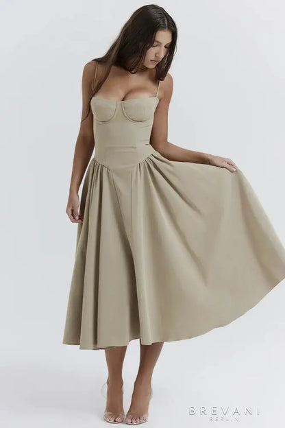 Fashionable Waist Cinch Dress