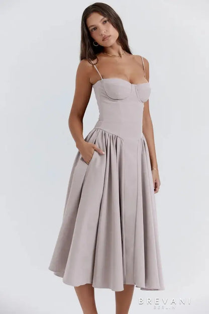 Fashionable Waist Cinch Dress