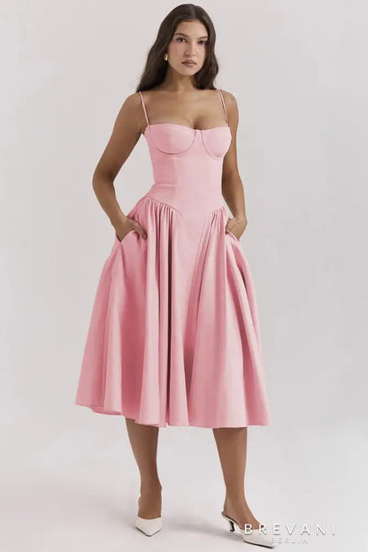 Fashionable Waist Cinch Dress