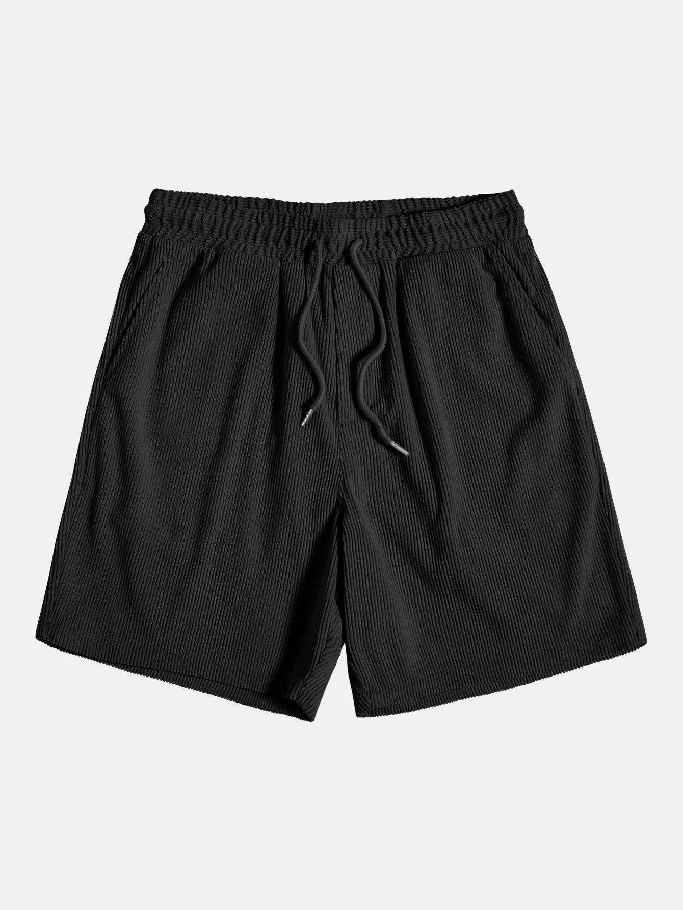 Image of Aiden | Men's Button-Down Short Sleeve Shirt and Drawstring Shorts Set