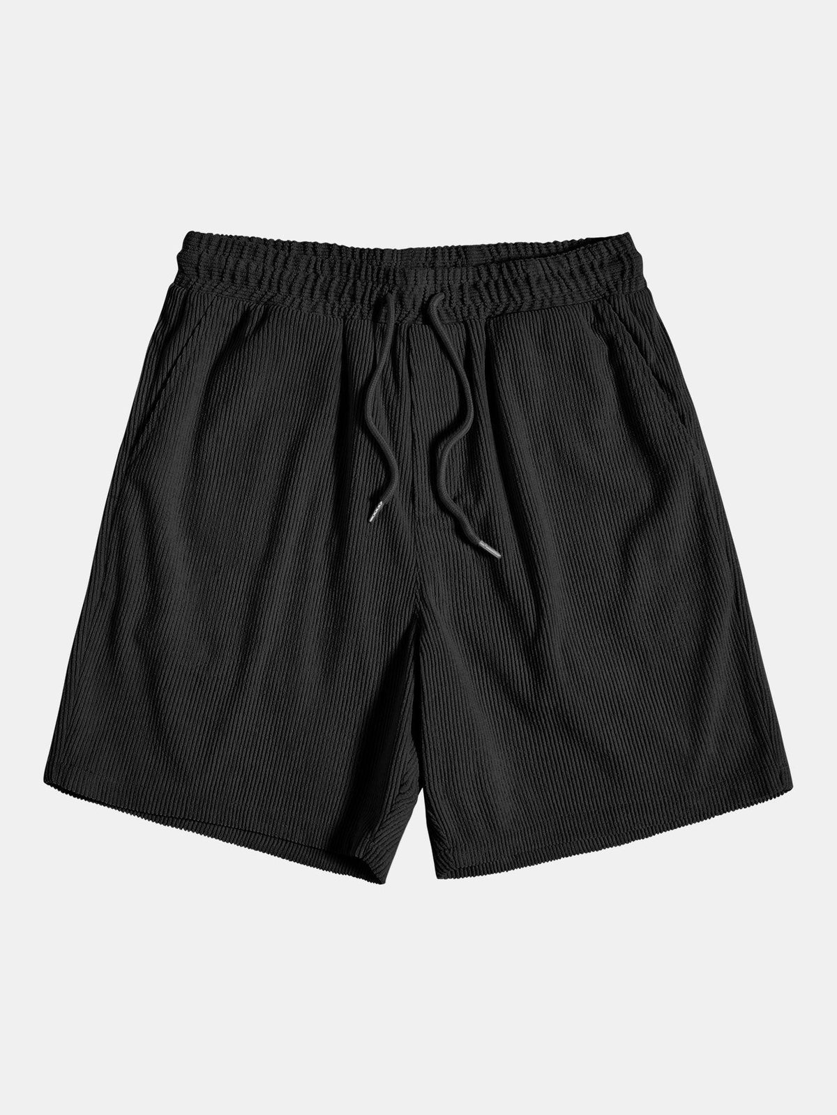 Image of Aiden | Men's Button-Down Short Sleeve Shirt and Drawstring Shorts Set