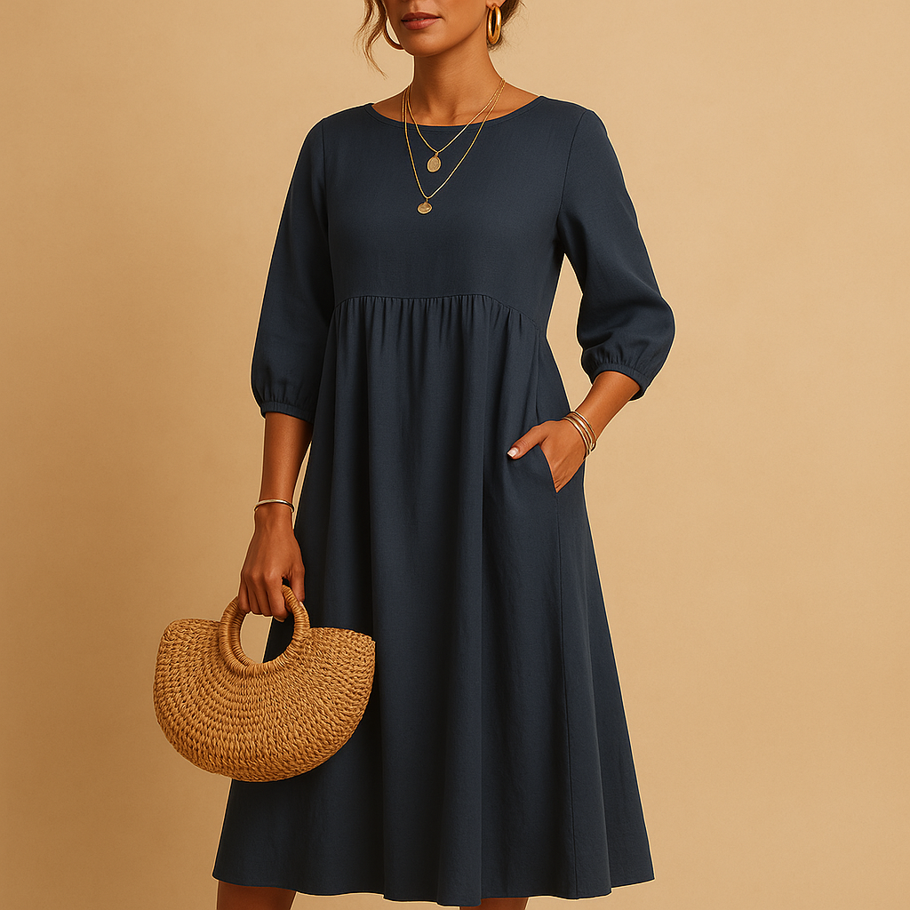 Airy summer dress for women with lightweight breathable design and feminine fit, ideal for casual outings, holidays, and stylish spring or summer occasions.