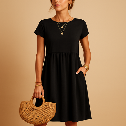 Airy summer dress for women with lightweight breathable design and feminine fit, ideal for casual outings, holidays, and stylish spring or summer occasions.