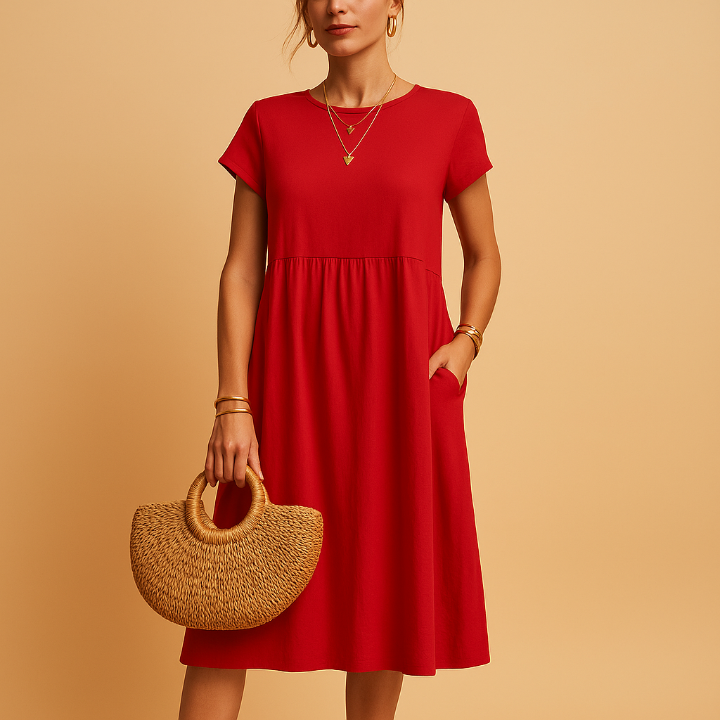 Airy summer dress for women with lightweight breathable design and feminine fit, ideal for casual outings, holidays, and stylish spring or summer occasions.