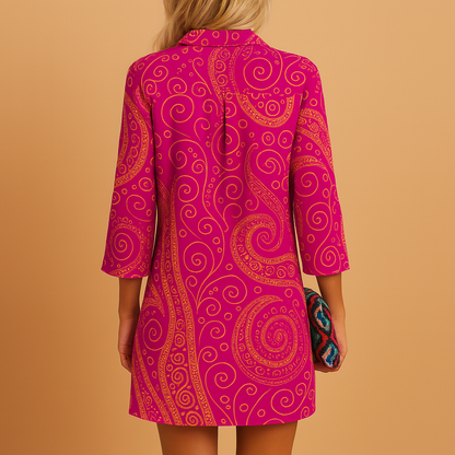 Women’s airy summer dress with elegant fit and breathable fabric, perfect for casual outings, city days, and summer celebrations.
