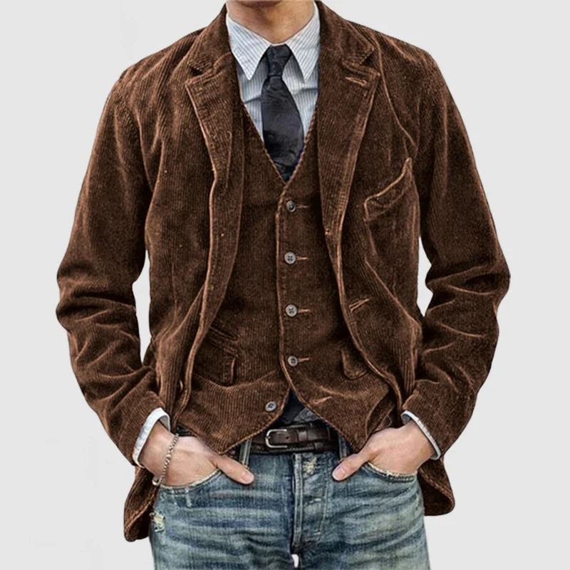 Image of Albert | Men's Casual Corduroy Blazer Jacket