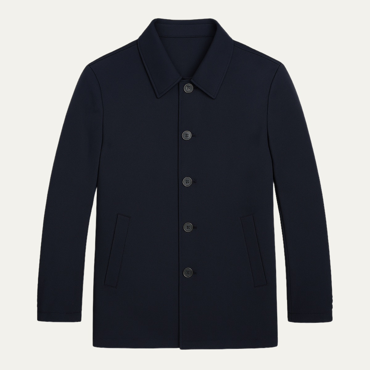 Alden Men's Casual Jacket Lightweight Button Front - VibreMode