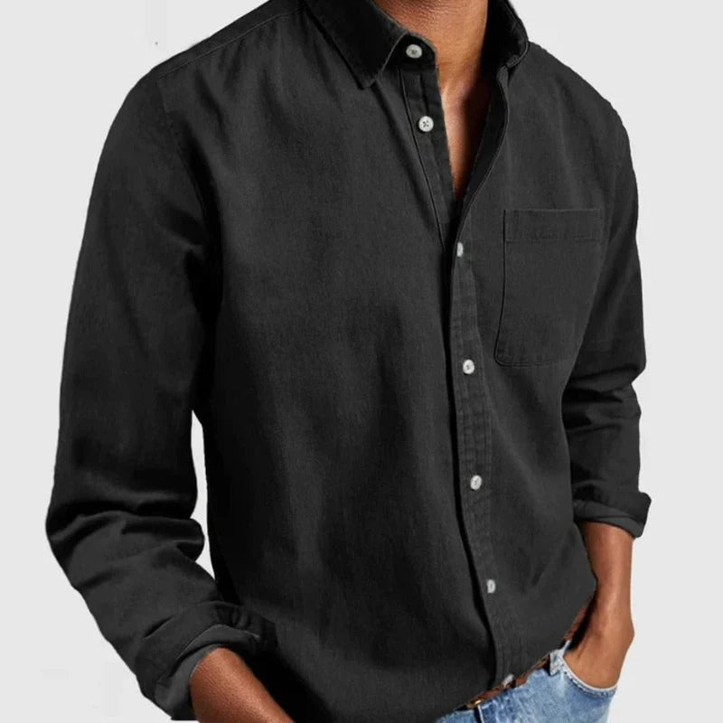 Men's Classic Denim Shirt Blue