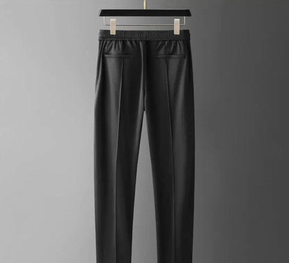 Men's Two-Piece Polo Pants Set Gray