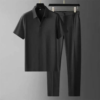Men's Two-Piece Suit Set Wool Blend Transitional