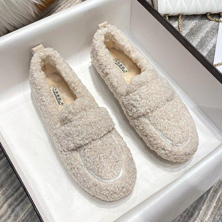 Plush Comfortable Slip On Moccasins