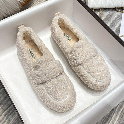 Plush Comfortable Slip On Moccasins