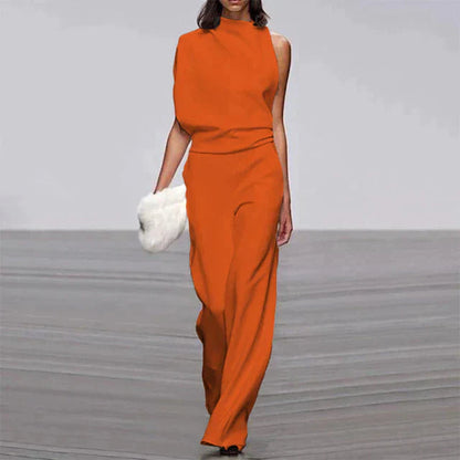 Image of Alison | Women's High-Waisted Wide Leg Dress Pants