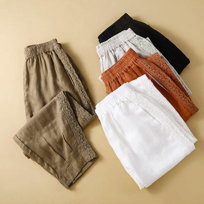 Comfortable Linen Cotton Trousers