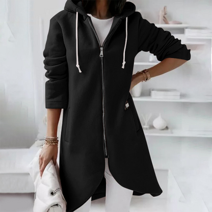 Image of Amanda | Women's Longline Zip-Up Jacket
