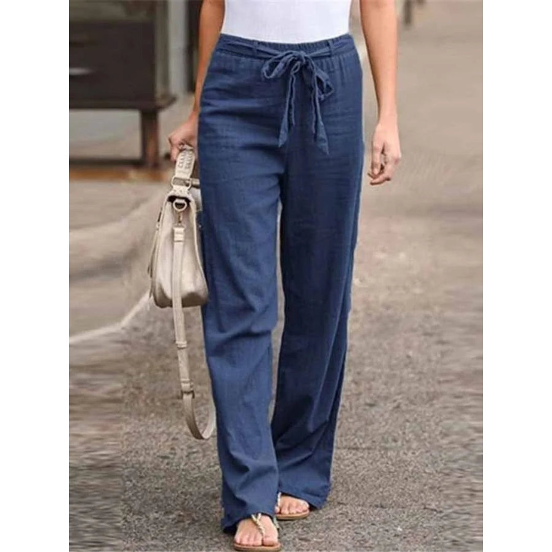Women's Wide Leg Chino Pants - VibreMode