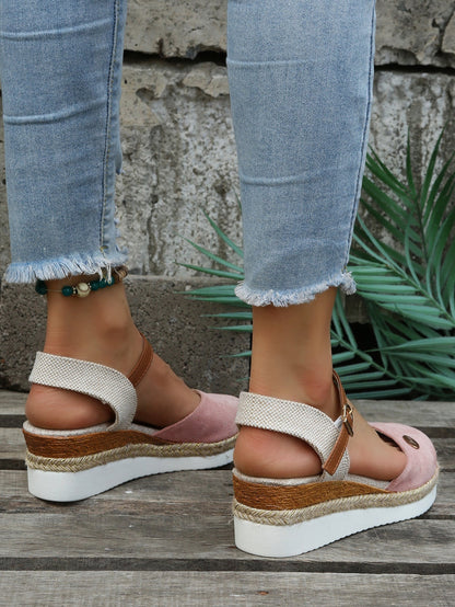Image of Amber | Women's Ankle Strap Platform Sandals