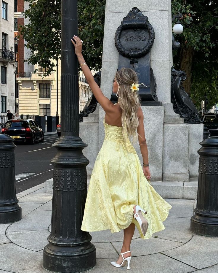 Elegant V-Neck Party Dress for Women