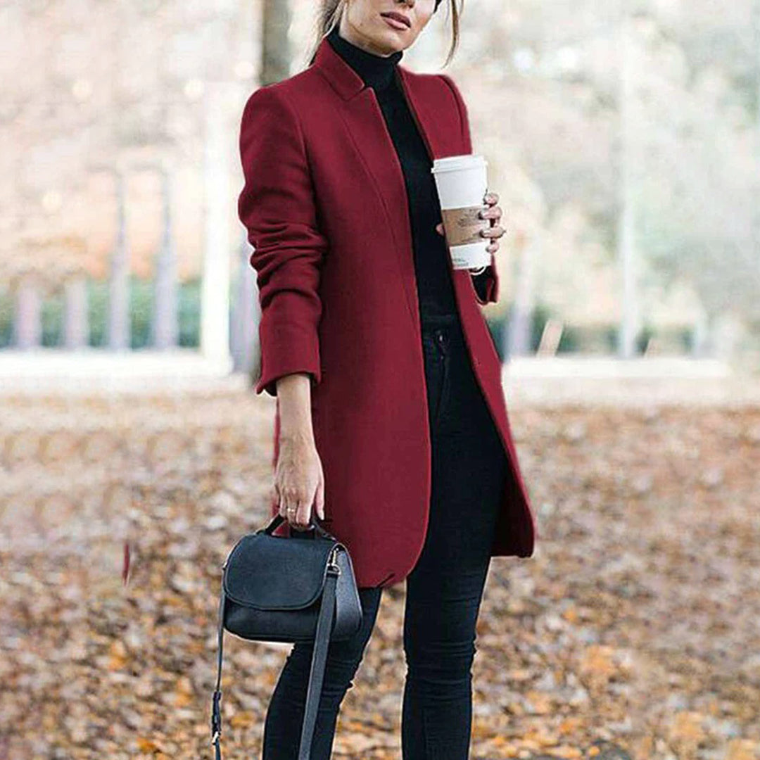 Image of Angela | Women's Long Open Front Coat