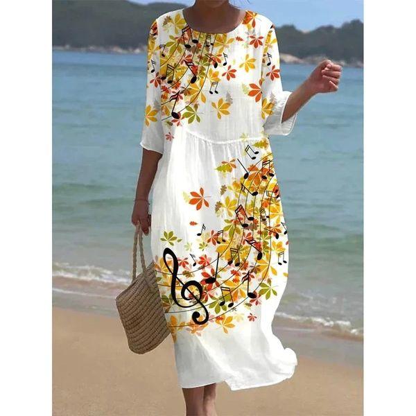 Image of Angela | Women's Relaxed Fit Casual Midi Dress