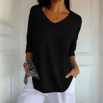 Women's Classic V Neck T Shirt