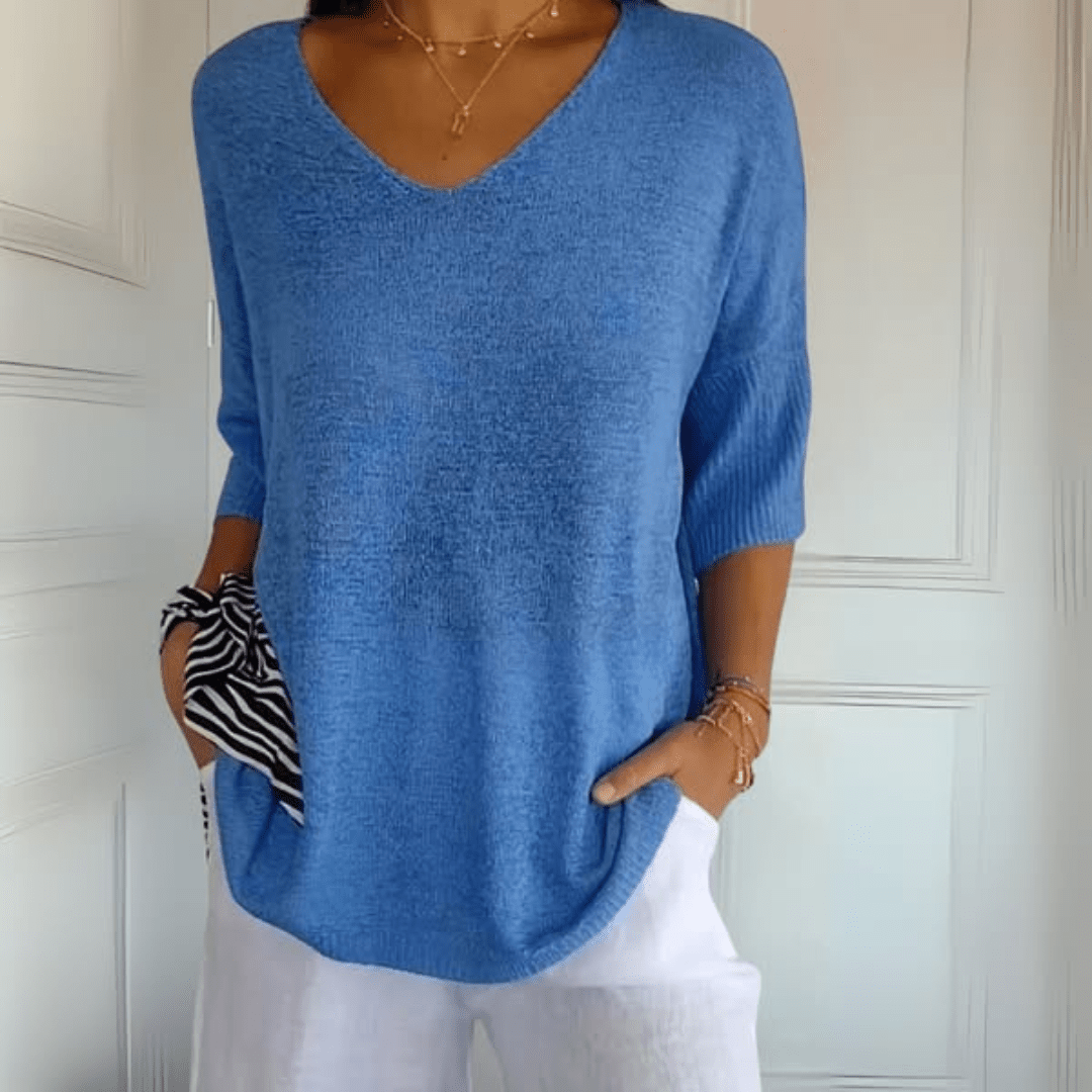 Women's Classic V Neck T Shirt
