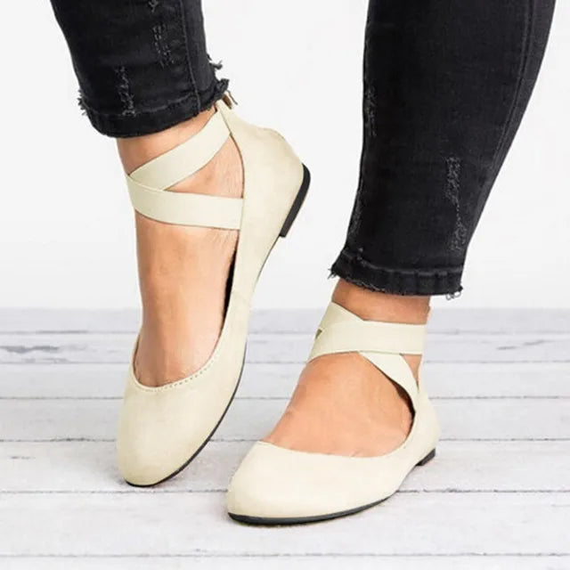 Comfy Women's Slip On Flat Shoes - VibreMode