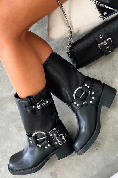Classic Black Ankle Boots for Women