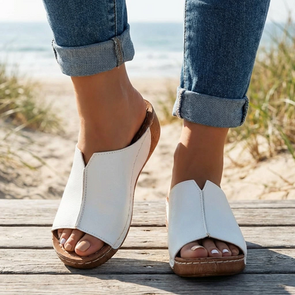 Comfortable Women's Open Toe Summer Sandals - VibreMode