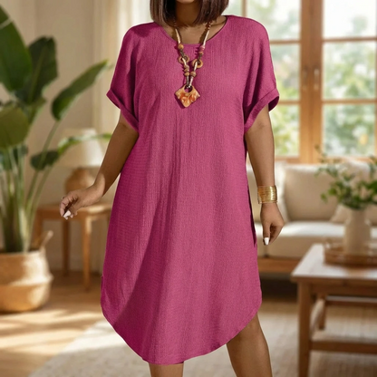 Casual Loose Fit Women's Day Dress