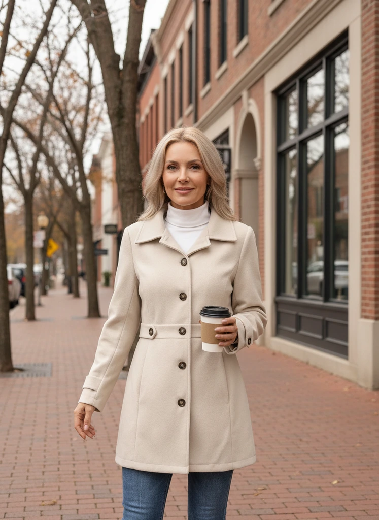 Classic Double-Breasted Short Jacket - VibreMode