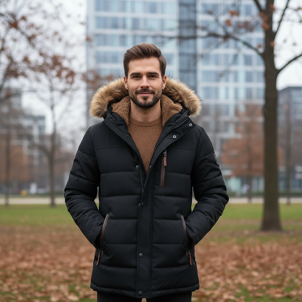 Premium Men's Waterproof Parka Coat