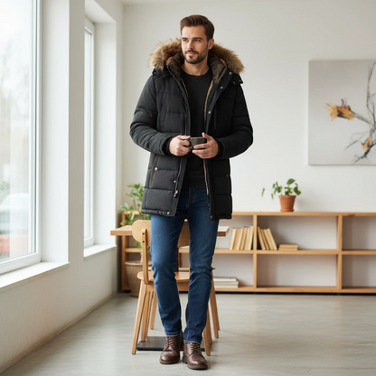 Premium Men's Waterproof Parka Coat - VibreMode