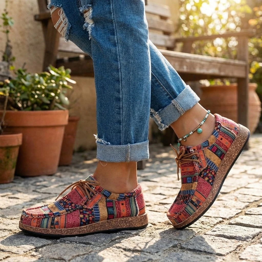 Comfortable Supportive Slip-Resistant Walking Shoes