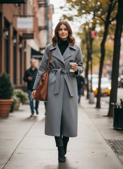 Classic Fitted Warm Parka Coat