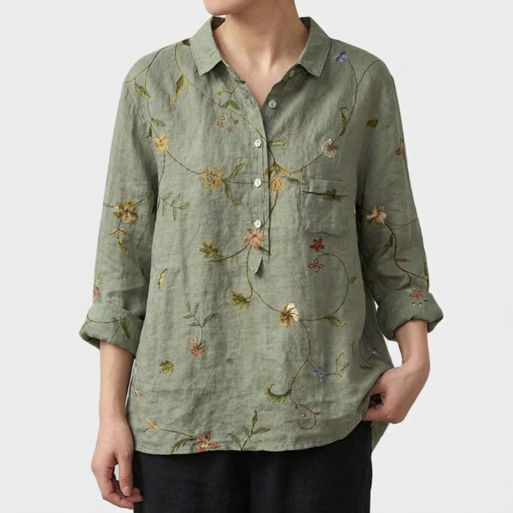 Casual Floral Short Sleeve Shirt