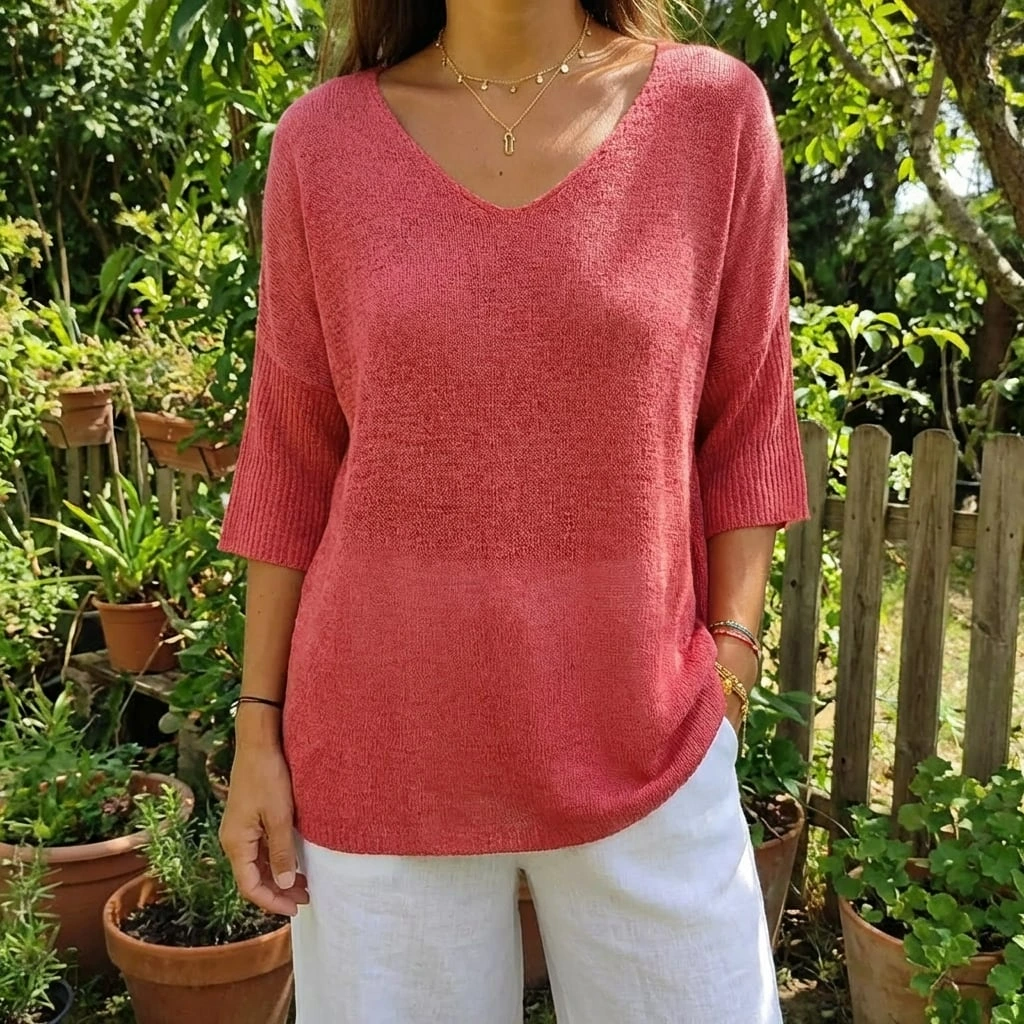 Women's Lightweight Pastel Knit Top