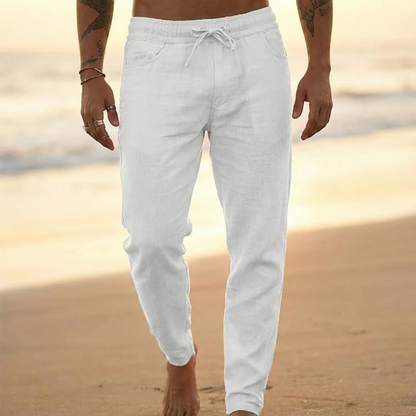 Relaxed Fit Elastic Waist Trousers - VibreMode
